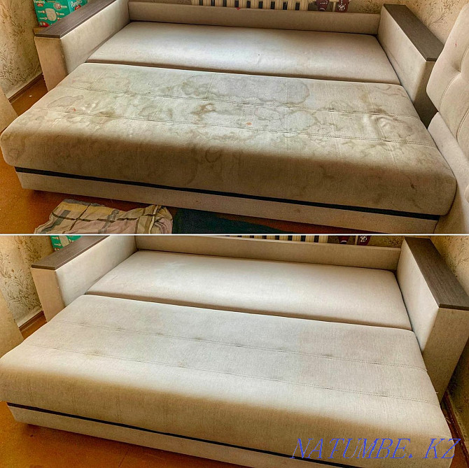Dry cleaning of upholstered furniture. We work for quality Almaty - photo 2