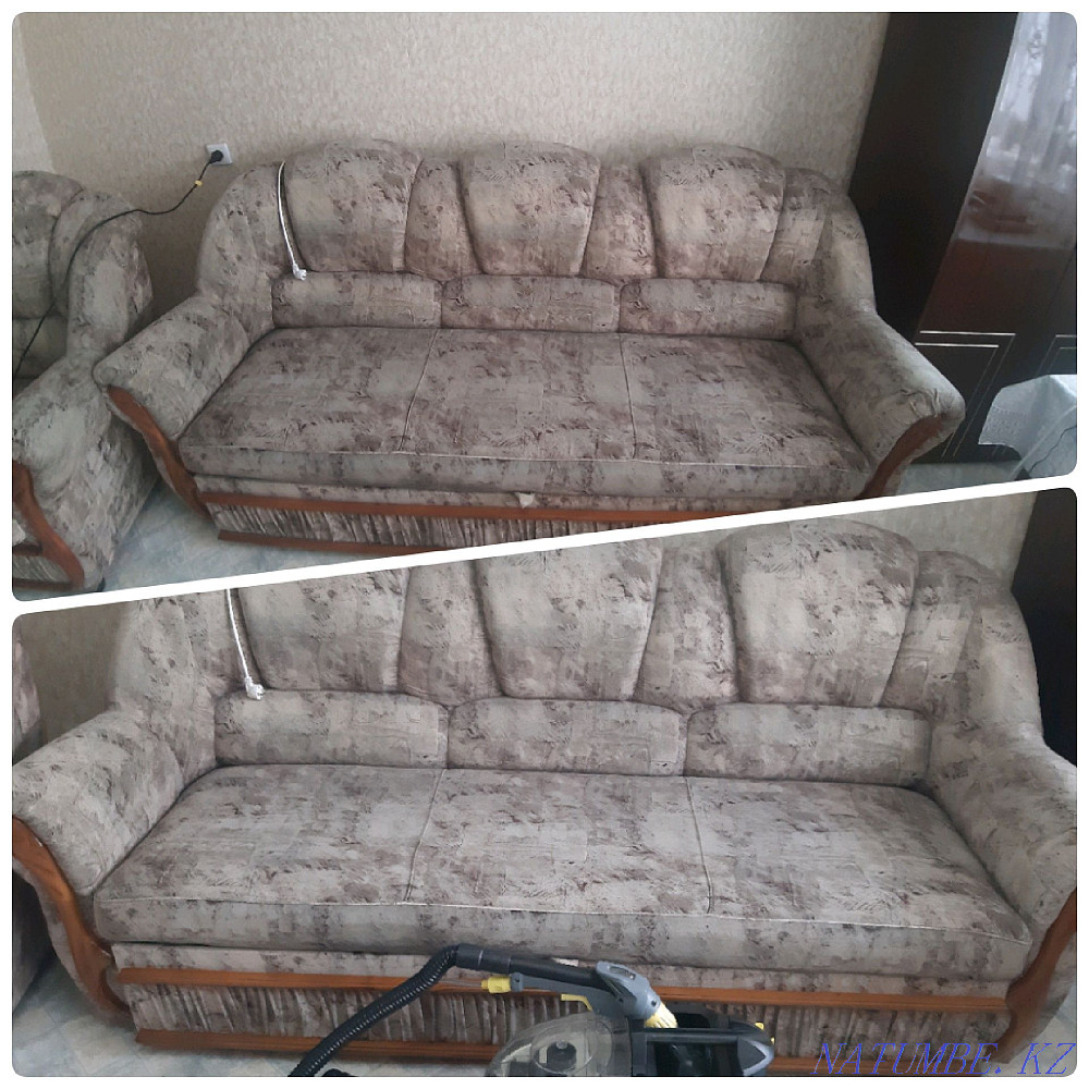 Dry cleaning of upholstered furniture at home. Semey - photo 4