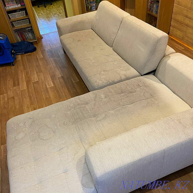 Sofa cleaning. Prompt departure within an hour, removal of odors Almaty - photo 3