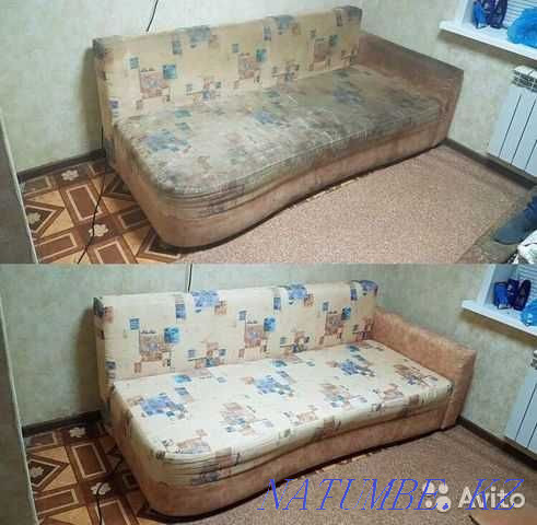 Dry cleaning of sofas, armchairs, panel constructions, REMOVAL OF STAINS!!! Almaty - photo 3