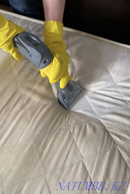 Dry cleaning of upholstered furniture Dry cleaning of mattresses Dry cleaning of sofa chairs Almaty - photo 2