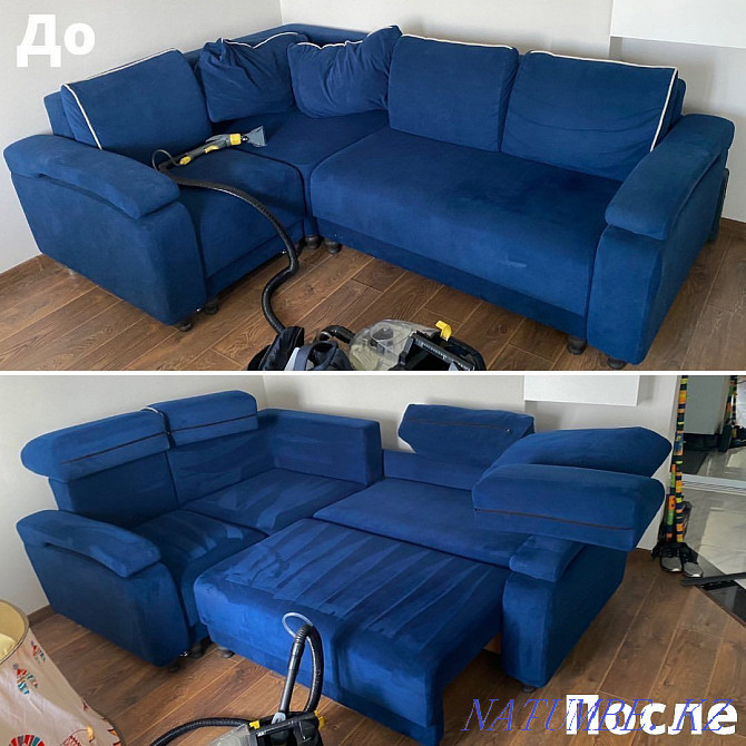 Dry cleaning of sofas, disinfection as a bonus! Eco dry cleaning Almaty - photo 3
