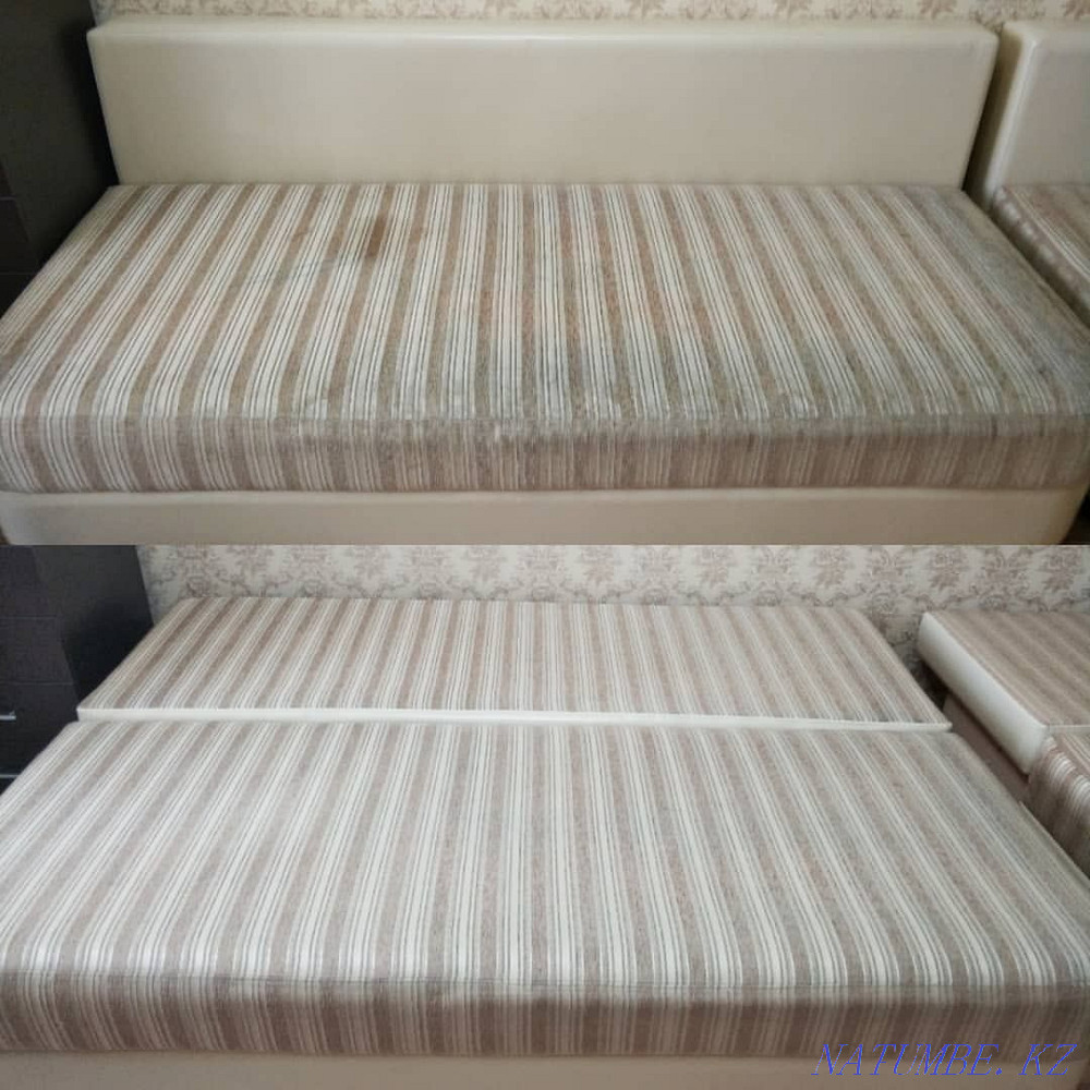 Дивандарды химиялық тазалау, бонус ретінде дезинфекциялау! Экологиялық құрғақ тазалау  Алматы - изображение 4