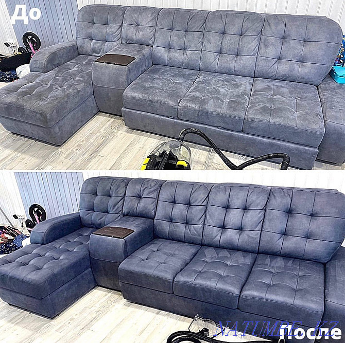 Dry cleaning of upholstered furniture. 30% discount Almaty - photo 1