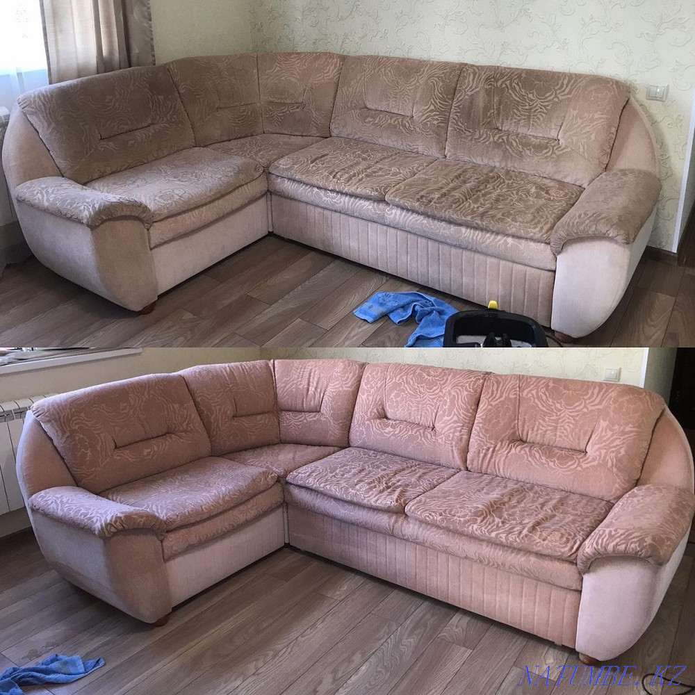 Жұмсақ жиһазды химиялық тазалау, бу генераторымен өңдеу  Алматы - изображение 2