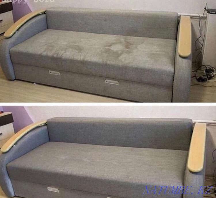 Жұмсақ жиһазды бу генераторымен химиялық тазалау  Алматы - изображение 5