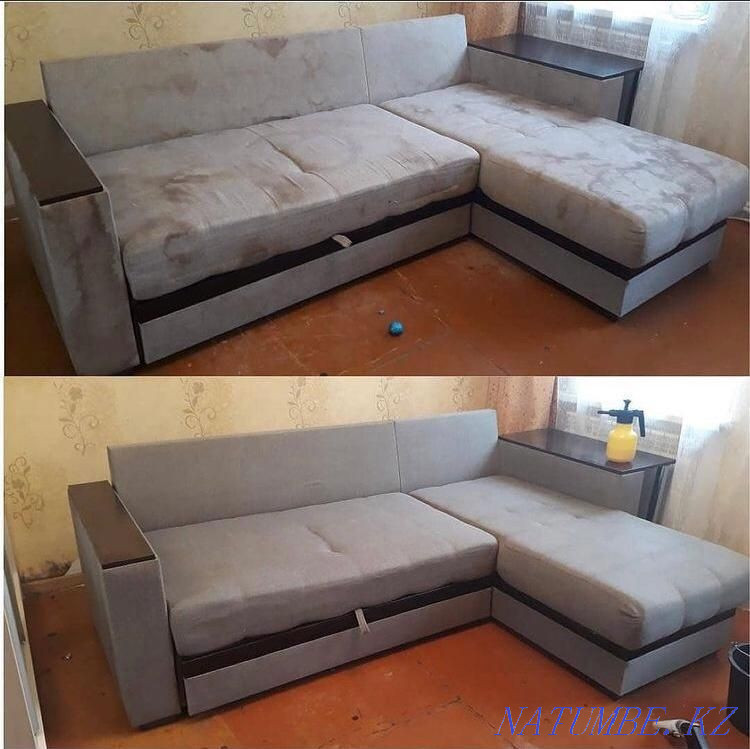 Жұмсақ жиһазды бу генераторымен химиялық тазалау  Алматы - изображение 3