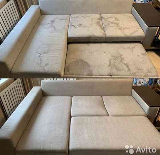 Химчистка дивана чистка диванов матрасов стулья ковров на дому Алматы  Алматы