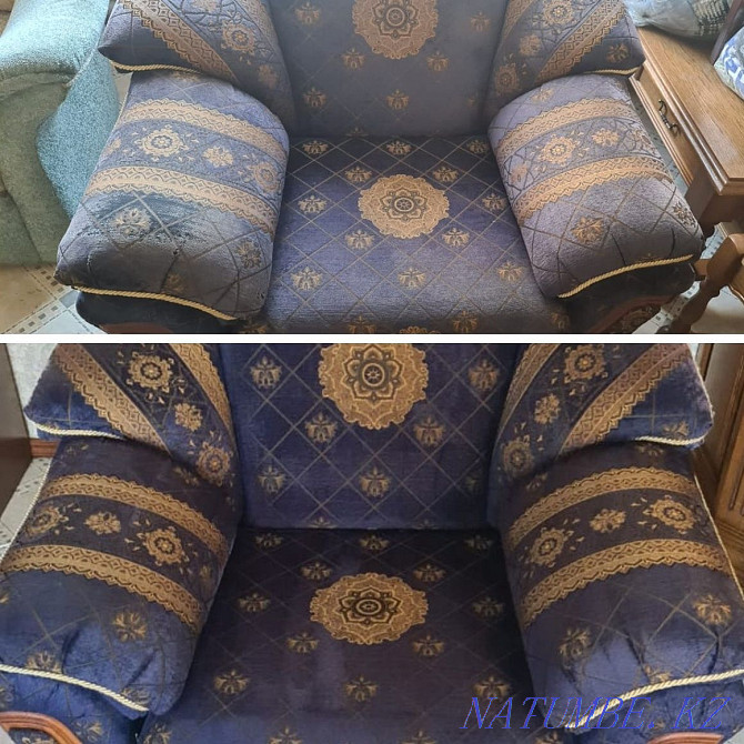 dry cleaning of upholstered furniture and carpets at home. WE PROVIDE DOCUMENTS! Karagandy - photo 4