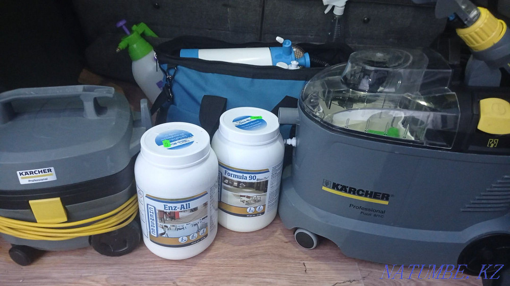 Диван тазалау. Ұшып бара жатқанда жұмсақ жиһазды химиялық тазалау.  Алматы - изображение 4