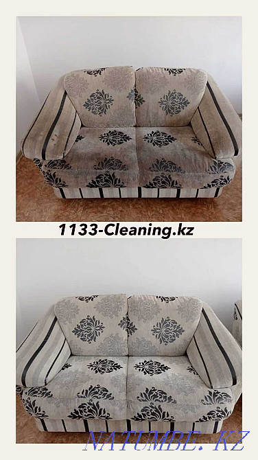 Dry cleaning of upholstered furniture, sofas, armchairs, chairs, mattresses. Almaty - photo 2