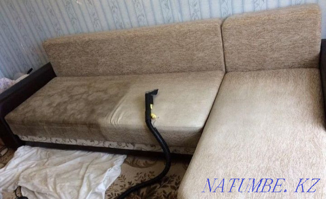Dry-cleaning of furniture cleaning of sofas of chairs cleaning of a sofa of mattresses Almaty Almaty - photo 2