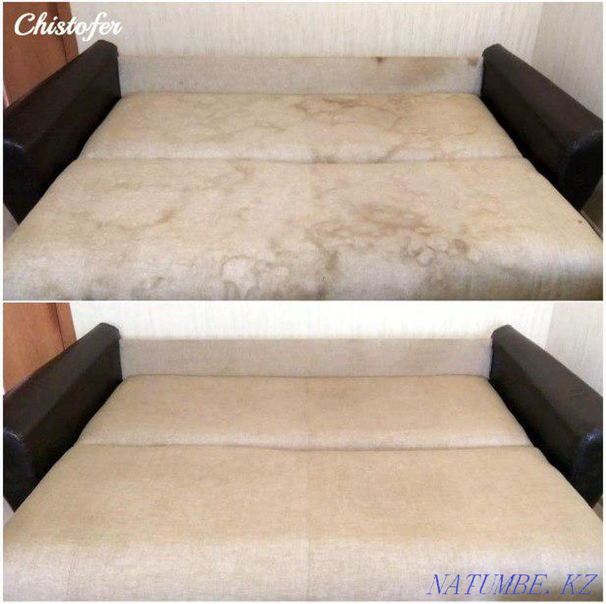 Dry-cleaning of furniture cleaning of sofas of chairs cleaning of a sofa of mattresses Almaty Almaty - photo 5