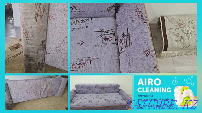 dry cleaning of upholstered furniture and carpets at home. WE PROVIDE DOCUMENTS! Karagandy - photo 3