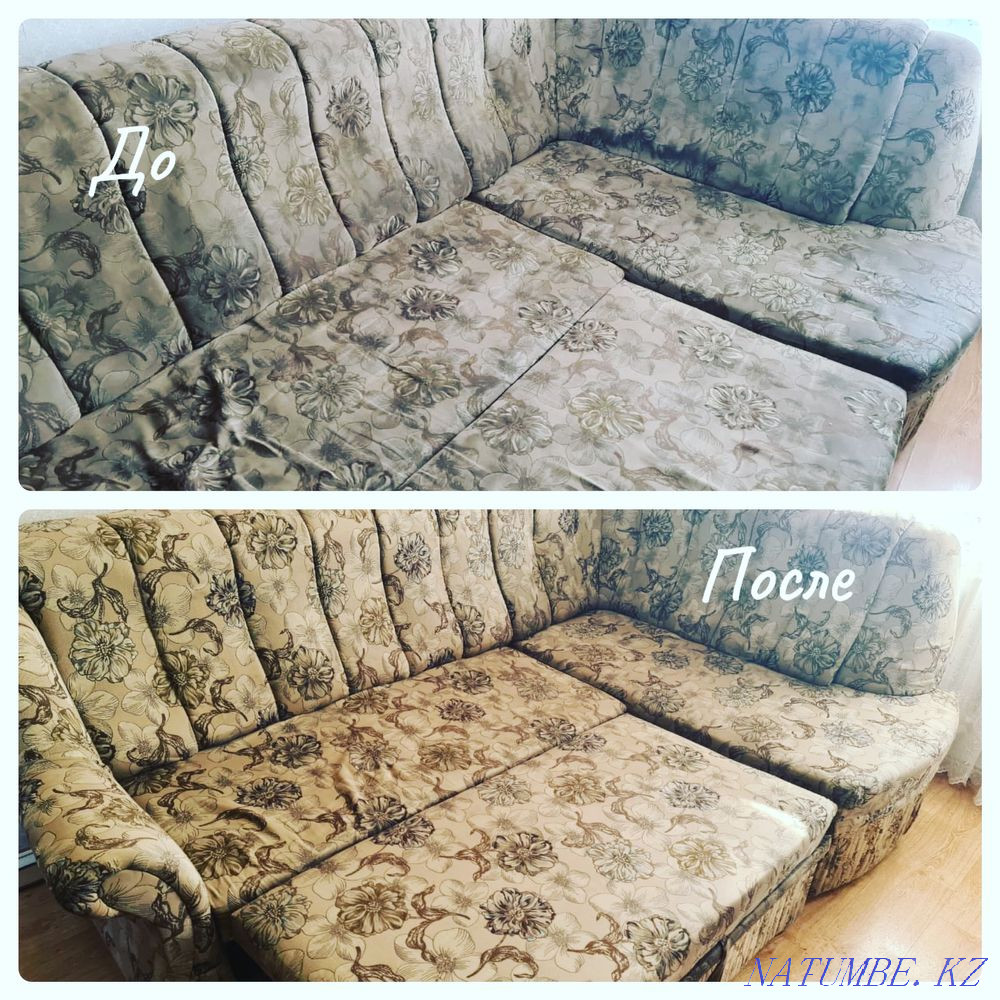 dry cleaning of upholstered furniture and carpets at home. WE PROVIDE DOCUMENTS! Karagandy - photo 2