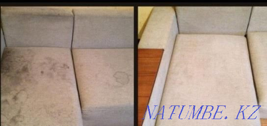 Dry cleaning sofa carpet mattress at home Almaty - photo 3