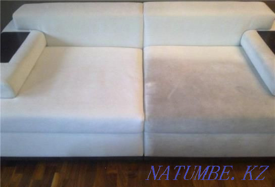 We offer you a professional exit dry cleaning of upholstered furniture. Almaty - photo 3