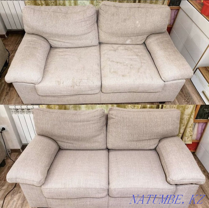SOFA CLEANING. Dry cleaning of upholstered furniture. THE LOWEST PRICE!! Almaty - photo 5
