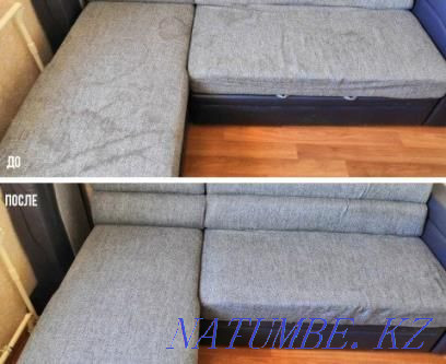 Үйге бару арқылы жиһаздар мен кілемдерді химиялық тазалау.  Алматы - изображение 1