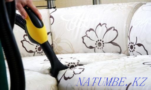 Deep cleaning of upholstered furniture and carpets at home. Almaty - photo 4