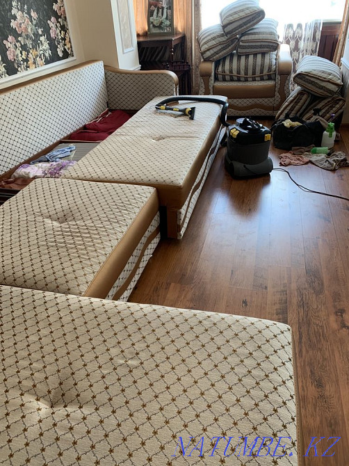 Химчистка диванов, химчистка матрасов, химчистка стульев и пуфиков Алматы - изображение 5