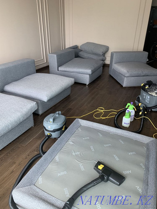 Химчистка дивана химчистка мягкой мебели Алмата Алматы - изображение 1