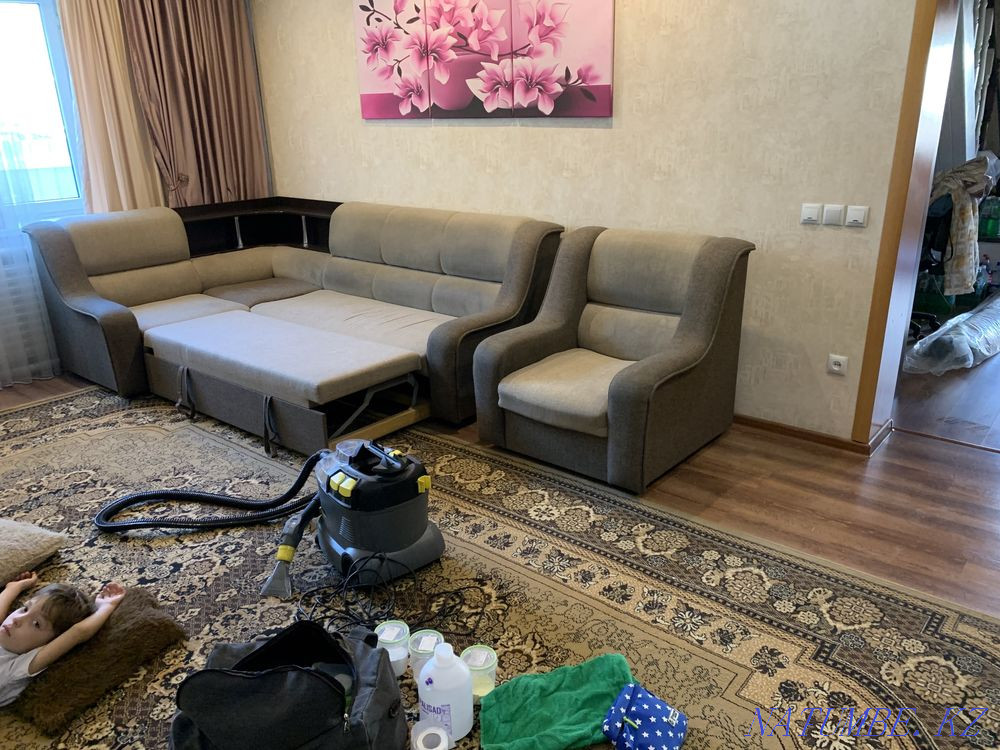 Химчиска дивана Алматы химчистка матраца Алматы Алматы - изображение 1