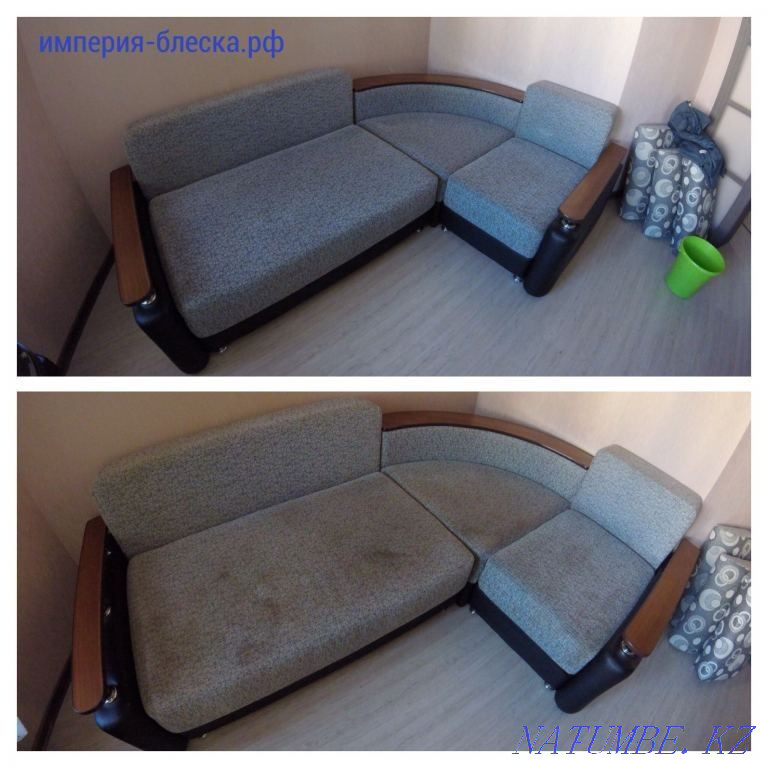 Акция на химчистку мягкой мебели диванов ковров матрасов Астана - изображение 3