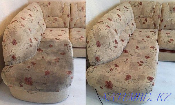 Химчистка мягкой мебели диван кресло матрас недорого Актау - изображение 1
