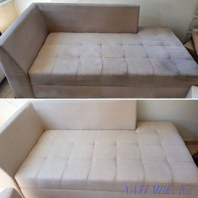 Dry cleaning of upholstered furniture, mattresses, chairs, chairs, pillows. Almaty - photo 3