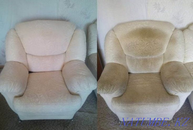 Dry cleaning of upholstered furniture, mattresses, chairs, chairs, pillows. Almaty - photo 4