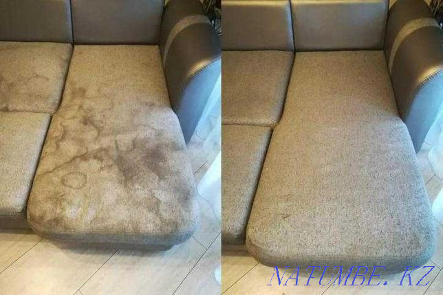 Dry cleaning of sofas Astana - photo 1