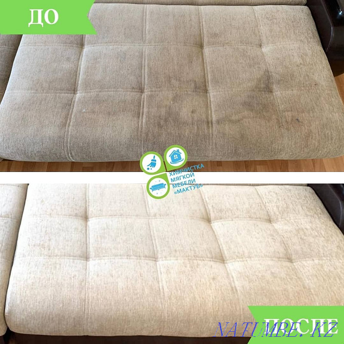 Dry cleaning of furniture. ECO. Sofa cleaning. Mattress, chairs. Dry cleaning Atyrau - photo 3