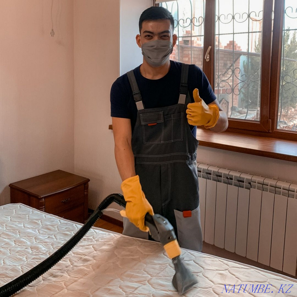 Химчистка мебели. ЭКО. Химчистка дивана. Матрас, стулья. Химчистка Атырау - изображение 1