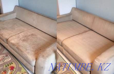 Dry cleaning of upholstered furniture at home Almaty - photo 2