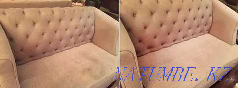 Dry cleaning of upholstered furniture, dry cleaning of sofas, furniture cleaning Almaty - photo 1