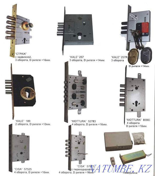 Opening the door. Locks of any complexity! Replacement of the core (larvae) Atyrau - photo 3