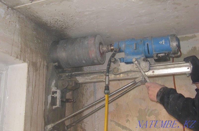 Алмазнои тесік Бетон тесу сверление Бурение Шымкент - изображение 6