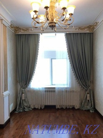 Купить комплект штор в зал на окна, для кухни пошив на заказ Нурсултан Астана - изображение 4