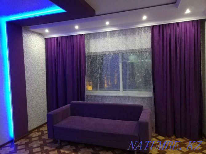 Купить комплект штор в зал на окна, для кухни пошив на заказ Нурсултан Астана - изображение 7