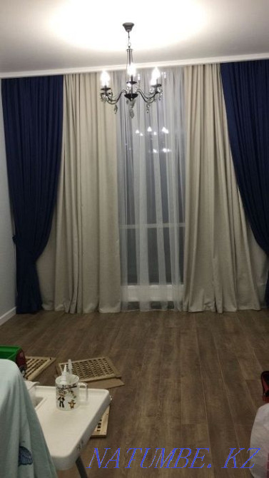 Купить комплект штор в зал на окна, для кухни пошив на заказ Нурсултан Астана - изображение 3