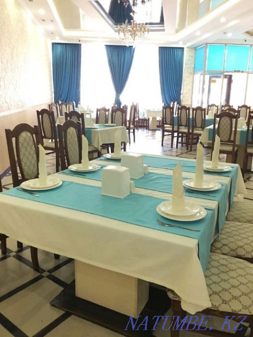 Скатерти на стол, салфетки, чехлы, банты на стулья на заказ Нурсултан Астана - изображение 4