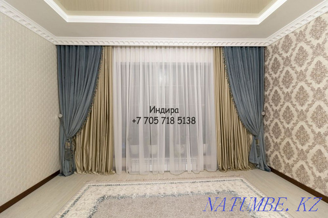 Tailoring of curtains, curtains to order, bedspreads to order Almaty - photo 5