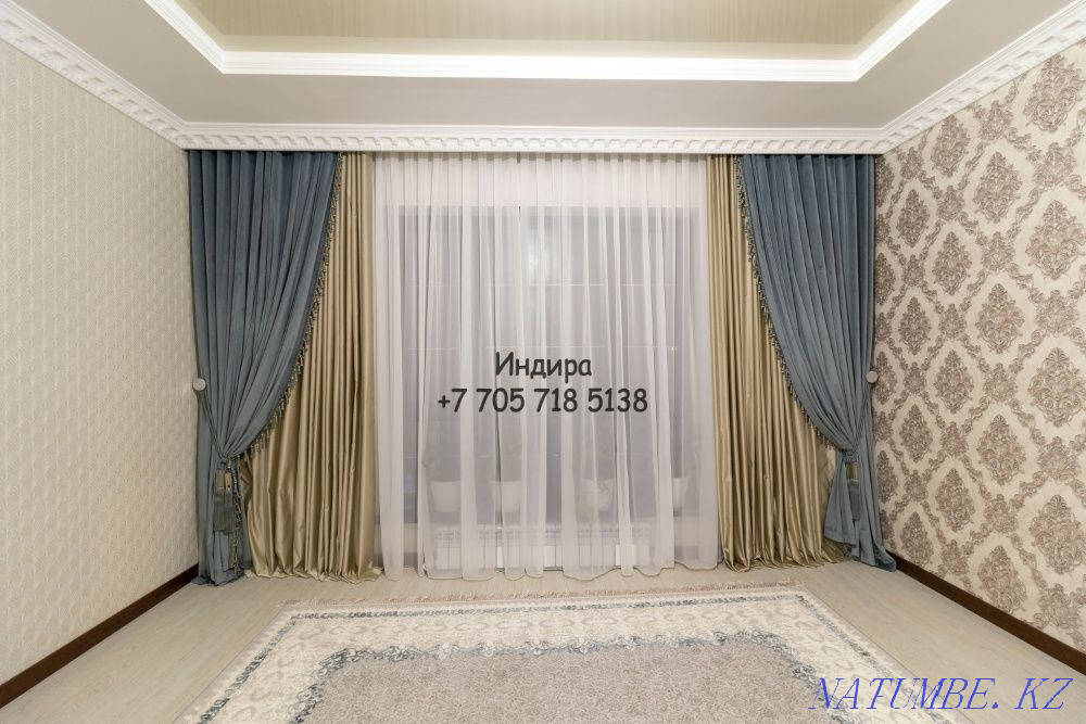 Tailoring of curtains, curtains to order, bedspreads to order Almaty - photo 5