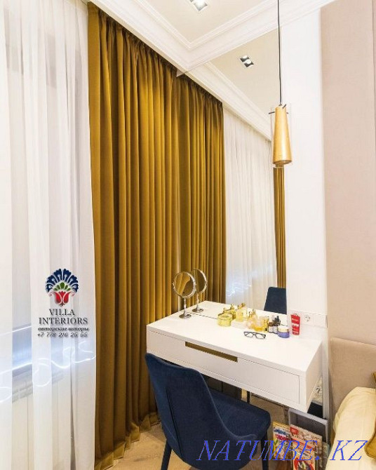 Curtains to order, bedspreads to order, Fabrics, Cornices Almaty - photo 7