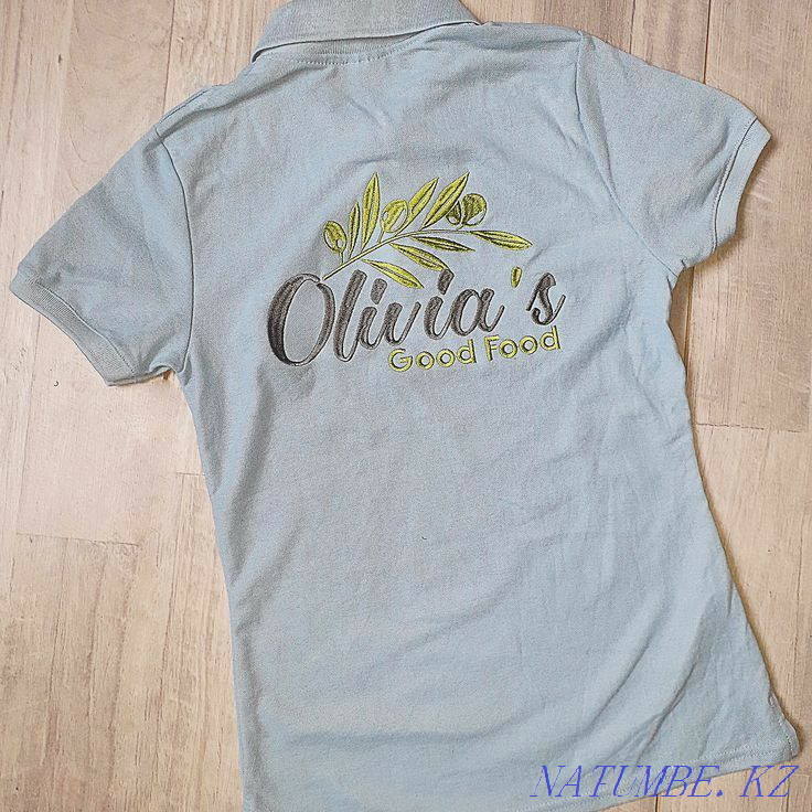 Компьютерная вышивка. Машинная вышивка логотипа Алматы - изображение 2