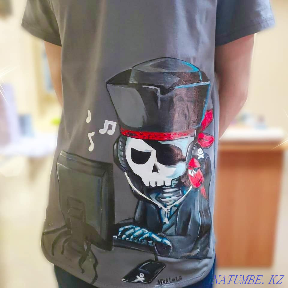 Роспись одежды на заказ Астана - изображение 4