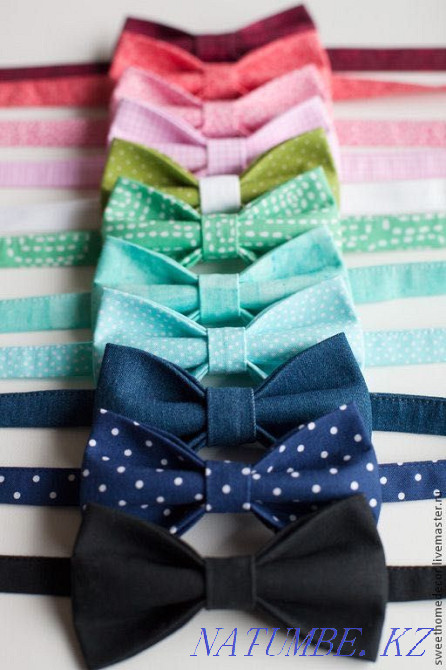 Мужской галстук бабочка. Индивидуальный пошив. Алматы - изображение 6