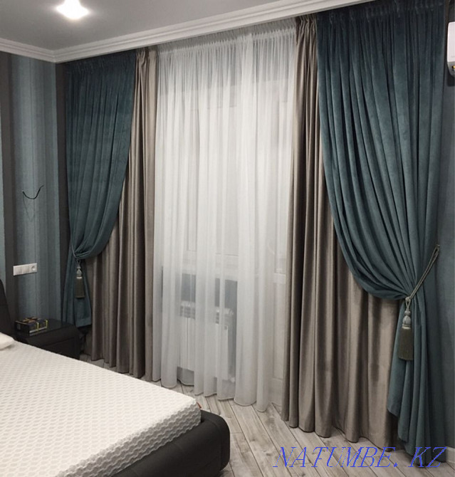 Шторы и тюль, пошив любой сложности Алматы - изображение 7