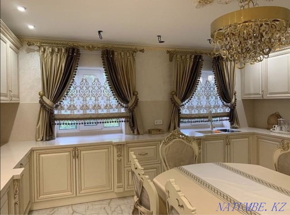 Шторы и тюль, пошив любой сложности Алматы - изображение 5